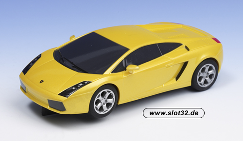 SCALEXTRIC Lamborghini Gallardo yellow black windows